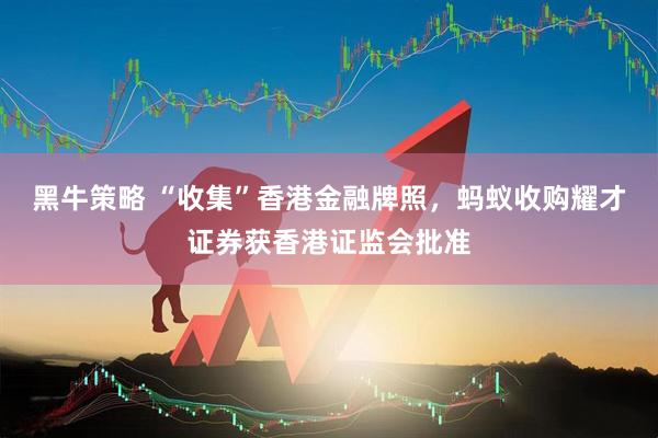黑牛策略 “收集”香港金融牌照，蚂蚁收购耀才证券获香港证监会批准